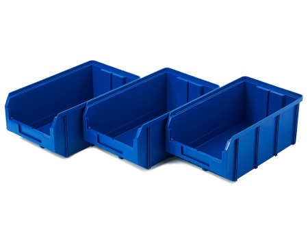 Пластиковый ящик V-3-К3-синий