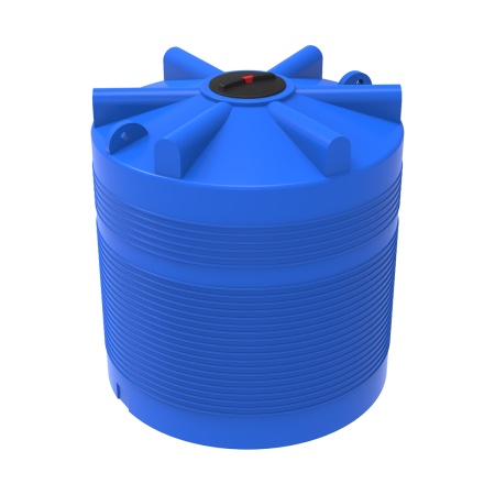 Емкость пластиковая для воды ЭВЛ 5000 л синяя