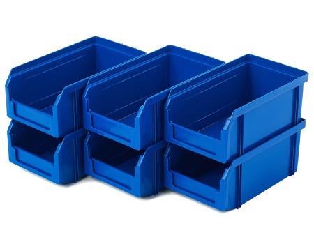 Пластиковый ящик V-1-К6-синий