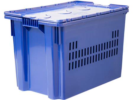 Ящик Safe PRO 400 мороз. (перф. стенки) 600х400х415 мм, синий