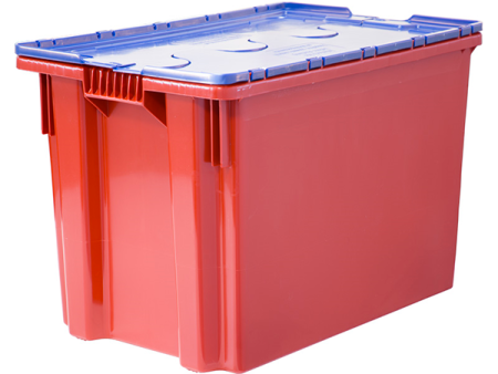 Ящик Safe PRO 400 600х400х415 мм, красный с синей крышкой