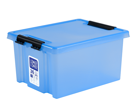 Контейнер Rox Box Home 36 л. 500х390х255 мм синий