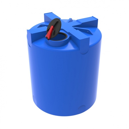 Емкость пластиковая для воды T 5000 л с откидной крышкой синяя