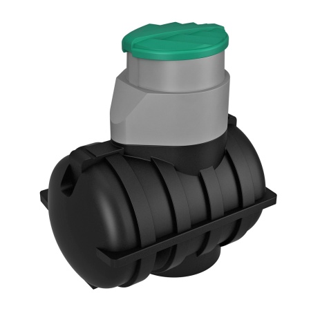 Емкость подземная пластиковая U 1250 oil черный (1250 литров)
