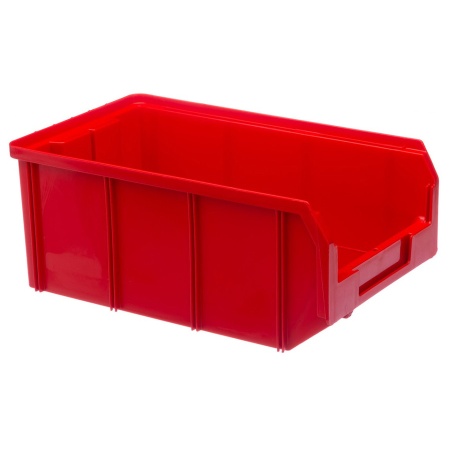 Пластиковый ящик V-3 342х207x143 мм, красный
