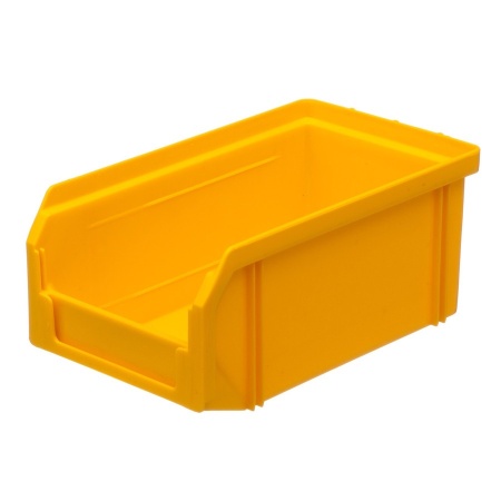 Пластиковый ящик V-1 172х102х75 мм, желтый