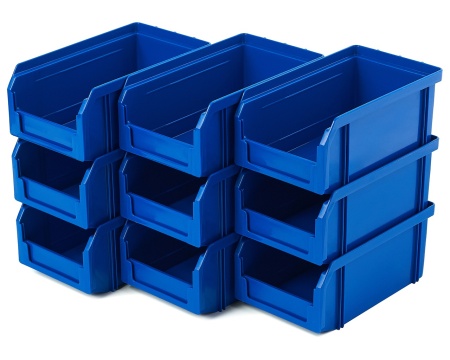Пластиковый ящик V-1-К9-синий
